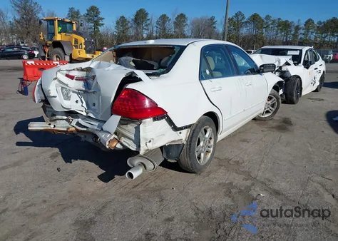 2007 Honda Accord 2.4 Ex из США, поврежденный, VIN 1HGCM56847A177457